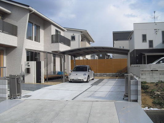 外構工事/エクステリア工事/施工事例/カーポート/アプローチ/玄関イメージ/洋風