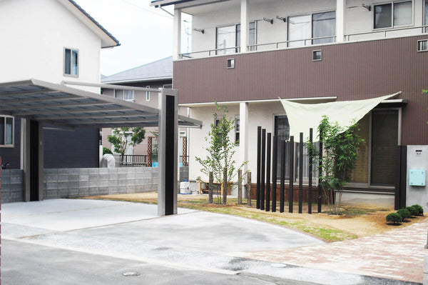 外構工事/エクステリア工事/玄関/レンガ調/カーポート/アプローチ/洋風/外観イメージ